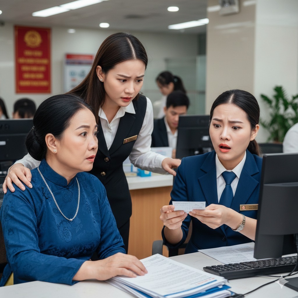 Hôm đó, Thu đẩy cửa bước vào phòng tôi vào buổi sáng, nói ngập ngừng: “Má… cuối buổi trưa mình ra ngân hàng rút tiền nha. Con đưa má đi.” Tôi tên là bà Hạnh, năm nay sáu mươi hai tuổi. Chồng tôi mất đã ba năm, để lại cho tôi căn nhà hai tầng và một khoản tiết kiệm đủ sống. Con trai tôi – Nam – đi làm xa, một tháng mới về được đôi ba lần. Nó cưới vợ được năm năm, con dâu tôi – Thu – là giáo viên cấp hai, đẹp người, nhẹ nhàng nhưng ít nói. Tôi không thân cũng chẳng ghét, nhưng trong lòng luôn giữ một khoảng cách.  Hôm đó, Thu đẩy cửa bước vào phòng tôi vào buổi sáng, nói ngập ngừng:  “Má… cuối buổi trưa mình ra ngân hàng rút tiền nha. Con đưa má đi.”  Tôi nhìn nó, hơi bất ngờ. Bình thường nó ít xen vào chuyện tài chính của tôi.  “Sao gấp vậy con?”  Thu cắn môi, tránh ánh mắt:  “Má cần sửa nhà, con tính rút bớt cho má, với lại… có vài chuyện quan trọng nên con nghĩ má rút ra cầm cho chắc.”  Cách nó nói khiến tôi hơi lạnh sống lưng. Nhưng tôi không nghi ngờ nhiều. Nhà cửa xuống cấp thật, tiền thì của tôi, mà con dâu có lòng tốt, tôi cũng thuận theo.  Đến trưa, chúng tôi đến ngân hàng. Thu bảo tôi vào rút tiền, còn nó đứng đợi bên ngoài vì “đang nhận tin nhắn công việc”. Tôi vào đúng quầy quen thuộc, cô nhân viên tên Chi – người tôi gặp suốt từ khi gửi sổ tiết kiệm – hôm nay nhìn tôi bằng ánh mắt khó tả.  “Cô cần rút bao nhiêu ạ?” – Chi hỏi, giọng nhỏ hẳn đi.  “Tôi rút 300 triệu để sửa nhà.”  Chi gõ vào máy tính, nhưng yết hầu cô ấy liên tục trồi lên, gương mặt lộ vẻ bối rối.  Chưa đầy một phút sau, cô ấy đứng dậy:  “Cô… chờ cháu chút. Cháu đi lấy chứng từ.”  Cô ấy đi khuất sau cánh cửa nhỏ dẫn vào phía trong. Tôi đứng chờ, chống gậy, nhìn dòng người ra vào. Chưa đầy ba phút sau, Chi trở lại. Và khoảnh khắc ấy, đời tôi rẽ sang một hướng khác.  Cô ấy đặt giấy tờ xuống bàn, đưa tôi ký. Khi tôi ký xong, cô ấy cúi xuống như đang nhặt gì đó… rồi nhét thật nhanh vào tay tôi một mảnh giấy nhỏ, vừa đủ nhét giữa các ngón tay.    Giọng cô ấy run run:  “Cô cất kỹ nhé… và… nhớ về thẳng nhà. Đừng tin ai hết.”  Tôi giật mình:  “Con nói gì vậy?”  Cô ấy cười gượng gạo:  “Ý cháu là… cẩn thận tiền bạc ạ. Trời dạo này nhiều chuyện mất cắp.”  Tôi mở tay ra. Trong lòng bàn tay là một mảnh giấy nhỏ nhàu nát, trên đó chỉ có hai chữ:  “CHẠY ĐI!”  Tim tôi đập mạnh. Chuyện gì đang xảy ra?  Tôi quay lại phía cửa kính. Thu đang đứng đó, nhìn vào, ánh mắt lóe lên điều gì đó mà tôi không kịp hiểu.  Tôi cất mảnh giấy vào túi áo, lấy tiền và bước ra ngoài.  “Xong chưa má?” – Thu hỏi.  Tôi gật đầu, cố giữ bình tĩnh.  “Về thôi con.”  Đường về nhà chỉ 15 phút, nhưng tôi thấy như dài vô tận. Gió lạnh quất vào mặt mà tôi không cảm nhận gì. Trong đầu chỉ quanh quẩn hai chữ: CHẠY ĐI.  Chạy khỏi ai? Tại sao?  Khi Thu dừng xe trước cổng, tôi thấy cổng nhà… không khóa. Điều này chưa từng xảy ra.  Tôi nói nhanh:  “Con ở ngoài, để má vào trước.”  Thu nhíu mày nhưng vẫn gật đầu.  Tôi đẩy cửa. Và cảnh tượng bên trong khiến tôi đứng chết lặng.  Phòng khách bừa bộn như vừa bị ai lục tung. Ngăn kéo bật ra. Giấy tờ nằm vương vãi dưới sàn. Cánh cửa tủ gỗ chỗ tôi cất giấy tờ nhà mở he hé.  Nhưng điều khiến tôi nghẹn thở nhất—  Két sắt của tôi bị mở toang hoác.  Tôi choáng đến mức phải vịn vào tường.  Phía giữa phòng, Thu đứng đó. Không hề run sợ. Không hoảng loạn. Mà… bình tĩnh đến rợn người.  Ánh mắt nó nhìn thẳng vào tôi—lạnh lẽo, căng thẳng, và như đang giấu điều gì đó.  “Má…” – giọng nó khàn đi – “Cuối cùng má cũng về.”  Tôi lùi lại một bước. “Chuyện… chuyện gì đây?”  Thu hít một hơi thật sâu.  “Có người vào nhà.”  Tôi nhìn quanh, rồi nhìn đôi mắt nó. Không có dấu hiệu cạy cửa, phá khóa. Nhưng két sắt – thứ chỉ có tôi và chồng tôi trước đây biết mã số – giờ đang mở tung.  Tôi run giọng:  “Sao con biết? Ai làm? Và… tại sao con lại đứng ở đây?”  Thu siết chặt hai tay:  “Vì con đã phát hiện ra từ sáng.”  “Phát hiện gì?”  Nó cắn môi, rồi ném xuống bàn một xấp phong bì.  Trên cùng là… giấy báo nợ ngân hàng đứng tên con trai tôi – Nam.  Tôi bủn rủn.  “Đây… là sao?”  Thu ngồi xuống, ánh mắt đỏ hoe:  “Tối hôm qua Nam về nhà. Con tưởng ảnh ngủ rồi nên đi tắm. Nhưng khi ra ngoài, con thấy ảnh đứng ở tủ hồ sơ của má. Ảnh đang tìm gì đó… rất gấp.”  Tôi nghẹn họng:  “Nó… tìm thứ gì?”  “Con không biết. Nhưng sáng nay, trước khi đi làm, ảnh dặn con đưa má ra ngân hàng rút tiền.”  Tôi chao đảo. Nam từ nhỏ chưa bao giờ hỏi xin tôi đồng nào. Vậy tại sao giờ nó lại…?  Thu đưa tôi xấp giấy trong tay:  “Ảnh nợ hơn bảy trăm triệu. Ngân hàng gửi thông báo về. Hôm qua con tình cờ thấy.”  Tôi choáng váng.  Chồng tôi mất để lại hai trăm triệu. Tôi góp nhặt để làm sổ tiết kiệm. Tưởng rằng cuộc sống đã bình yên, không ngờ đứa con trai duy nhất lại…  “Vậy còn két sắt?”  Thu nói:  “Con ngồi chờ má ở phòng khách. Con nghe tiếng động trên lầu nên chạy lên thì thấy cửa phòng má hé mở. Két sắt đã bị ai đó mở.”  Tôi hỏi ngay:  “Sao con không gọi công an?”  “Con… không dám. Vì con nghĩ người đó có thể vẫn đang ở quanh đây.”  Cách nó nói làm tim tôi co thắt. Nhưng có điều gì đó không đúng.  “Tại sao con lại dám vào phòng má? Và làm sao con biết mã két sắt?”  Thu cúi gằm:  “Con không biết mã. Khi con vào, nó đã mở sẵn.”  Không khí đặc quánh trong phòng. Tôi nhìn thẳng vào mắt nó, cố tìm câu trả lời. Nhưng nó chỉ đứng đó, run rẩy thật, không phải kiểu đóng kịch.  Tôi cố trấn tĩnh:  “Con nói thật cho má biết. Con có lấy gì trong két không?”  Thu nhắm mắt, nước mắt trào ra.  “Không má. Con chỉ… đang tìm sổ đỏ để đem cất chỗ khác. Con sợ… có người đang nhắm vào tài sản của má.”  Đúng lúc ấy, điện thoại Thu đổ chuông. Tên người gọi hiện lên: Nam.  Thu nhìn tôi, tay run bần bật:  “Má… con không dám nghe.”  Tôi hít một hơi rồi bấm loa ngoài.  Giọng Nam vang lên, gấp gáp và sợ hãi:  “Thu! Má đâu rồi? Sao không nghe máy? Em có đưa má rút tiền không?”  Thu nhìn tôi. Tôi siết điện thoại:  “Má đây.”  Đầu dây bên kia im lặng vài giây, rồi Nam nuốt nước bọt:  “Má rút tiền chưa?”  Tôi lạnh sống lưng. Câu hỏi đầu tiên của nó… không phải “má có sao không” hay “nhà có bị trộm không” mà là “má rút tiền chưa”.  Tôi cố giữ giọng bình thường:  “Rút rồi.”  Nam nói như thở phào:  “Má giữ kỹ. Tối nay con sẽ về nói chuyện.”  Tôi hỏi ngay:  “Con đang nợ nần gì?”  Nam cứng họng vài giây rồi tắt máy.  Thu gần như khuỵu xuống ghế.  “Má… ổng không ổn rồi.”  Tôi quyết định phải kiểm tra lại két sắt. Tôi rà từng giấy tờ, từng phong bì.  Không mất tiền. Không mất vàng. Không mất sổ đỏ.  Nhưng có một thứ… biến mất.  Một cuốn sổ màu đen nhỏ – chồng tôi để lại – nơi ông ghi lại toàn bộ danh sách những người nợ tiền ông, và những khoản ông từng gửi tiết kiệm rải rác các nơi.  Tôi chợt nhớ: tuần trước, Nam có ghé về tìm “sổ khám bệnh cũ của ba”. Khi đó tôi thấy nó lục trong tủ mà không nghi ngờ.  Thu run run:  “Má… con nghĩ Nam tìm đúng cuốn đó.”  Tôi siết chặt ngực áo. Cảm giác đau như ai bóp tim.  “Vậy người vào nhà là Nam?”  Thu ngập ngừng:  “Con không dám chắc. Nhưng ánh mắt ảnh tối qua… rất lạ.”  Tôi ngồi bệt xuống ghế. Nước mắt nóng hổi trào ra.  “Thu… nếu con biết chuyện từ sớm, sao con không nói má?”  Thu nhìn tôi, đôi mắt mệt mỏi nhưng kiên quyết:  “Vì con sợ má không tin con. Con sợ má nghĩ con phá gia đình.”  Trong khoảnh khắc ấy, tôi nhìn thấy ở nó không phải sự lạnh lùng như lúc đầu tôi thấy… mà là sự bất lực.  Chỉ có điều… chuyện vẫn chưa hết.  Điện thoại tôi rung. Là số lạ.  Tôi bắt máy:  “Alô?”  Giọng Chi – cô nhân viên ngân hàng – run rẩy:  “Cô ơi… cô về nhà chưa?”  “Rồi. Cô bé viết giấy ‘chạy đi’ là sao?”  Đầu dây vang lên tiếng thở gấp:  “Cô Hạnh… sáng nay có một người đàn ông đến ngân hàng. Ảnh đứng gần quầy của cô. Ảnh cố nhìn vào màn hình khi cô làm thủ tục. Khi cháu hỏi có cần giúp gì không, ảnh bỏ đi.”  Tôi nổi gai ốc:  “Người đó… trông như thế nào?”  “Khoảng ba mươi mấy tuổi, cao tầm mét bảy, mặc áo sơ mi xanh… và chân đi đôi giày màu nâu cũ.”  Tim tôi rớt xuống.  Đó… chính là đôi giày Nam đang đi.  Tôi chết lặng.  Chi nói tiếp, giọng run bần bật:  “Lúc cô ký giấy, cháu thấy người đó đứng ngoài cửa kính nhìn vào. Ánh mắt rất kỳ lạ… như muốn chắc chắn cô rút tiền.”  Tôi ngồi sụp xuống ghế. Căn phòng quay cuồng quanh tôi.  Thu quỳ xuống cạnh tôi, nắm lấy tay tôi:  “Má… con xin lỗi vì phải nói điều này. Nhưng… con nghĩ Nam đang lún vào thứ gì đó rất nguy hiểm.”  Gần tám giờ tối, Nam mở cửa bước vào. Mắt đỏ ngầu. Tóc rối. Áo nhăn nhúm.  “Má… mình nói chuyện được không?”  Tôi nhìn nó, lòng nghẹn lại:  “Con vào nhà làm gì sáng nay?”  Nó sững người. “Con… con chỉ tìm vài giấy tờ của ba.”  “Con nợ bao nhiêu?”  Nó im lặng.  “Nam! Má hỏi con nợ bao nhiêu?”  Nó gào lên:  “Một tỉ hai!”  Tôi run rẩy:  “Sao con…?”  “Con bị lừa. Con đầu tư theo lời bạn. Rồi bạn bỏ trốn. Con phải vay nóng để trả. Má… con sợ lắm!”  Tôi nghẹn lại:  “Vậy con vào nhà má để tìm tiền à?”  Nam sụp xuống, ôm đầu:  “Con chỉ… muốn tìm sổ tiết kiệm của ba. Con nghĩ ba có để lại tiền ở đâu đó…”  Thu đứng cạnh tôi, giọng lạnh đi:  “Vậy còn két sắt? Anh mở làm gì?”  Nam như bị tát:  “Két… mở rồi mà? Em vào trước mà?”  Thu trợn tròn mắt:  “Anh nói gì? Lúc tôi vào, két đã mở. Tôi tưởng anh mở!”  Căn phòng rơi vào im lặng chết chóc.  Tôi lắp bắp:  “Vậy… ai mở két?”  Ba người nhìn nhau. Không ai có câu trả lời.  Nhưng Nam bỗng nhớ ra điều gì đó. Nó rùng mình:  “Má… ba còn… ai khác biết mã két không?”  Tôi lắc đầu:  “Chỉ có ba con và má.”  Nam mím môi, da mặt tái nhợt:  “Ba… từng đưa mã két cho anh.”  Tôi và Thu đồng loạt quay sang:  “Hả?!”  Nam cúi đầu:  “Năm ngoái, trước khi ba mất, ba bảo anh giữ phòng khi má cần. Anh quên mất… đến giờ mới nhớ.”  Toàn thân tôi lạnh toát.  Vậy nghĩa là— mã két không chỉ mình tôi biết. Mà… Nam biết. Và có thể… người khác cũng biết.  Thu run rẩy:  “Nam… ngoài anh ra, ba còn đưa mã cho ai không?”  Nam ngơ ngác:  “Có. Ba còn đưa cho… cô Lan.”  Tôi gần như ngã xuống.  Cô Lan – người giúp việc cũ của nhà tôi. Ba năm trước cô ấy nghỉ việc đột ngột… và không quay lại.  Ngay tối hôm đó, công an xã đến kiểm tra hiện trường. Không có dấu hiệu cạy cửa. Không có ai ngoài gia đình xuất hiện trong nhà.  Nhưng điều đáng sợ nhất…  Dấu vân tay lạ trên két sắt trùng khớp với dấu vân tay trong hồ sơ của cô Lan.  Họ cho biết: cô Lan đã tham gia vào một đường dây lấy cắp thông tin người già, giả mạo hồ sơ để chiếm đoạt tài sản. Một tháng gần đây, cô ấy xuất hiện ở nhiều khu vực gần nhà tôi.  Chiếc két bị mở tung… là do cô ta. Cô ta tìm cuốn sổ đen – nơi ghi toàn bộ các khoản tiết kiệm cũ của chồng tôi – để tìm cách rút tiền.  Cuốn sổ đã bị lấy đi.  Còn mảnh giấy “CHẠY ĐI” mà Chi đưa cho tôi— không phải nhắm vào Thu. Không phải nhắm vào Nam. Mà là… cảnh báo tôi phải về nhà thật nhanh trước khi kẻ đó quay lại.  Nam quỳ xuống trước mặt tôi, khóc nức nở:  “Má… con xin lỗi. Con gây ra phiền phức cho má…”  Tôi đặt tay lên đầu nó. “Con sai. Nhưng không phải con gây ra chuyện hôm nay.”  Tôi quay sang Thu:  “Con… cảm ơn con. Nếu không có con, hôm nay có khi má không còn gì.”  Thu bật khóc. “Má tin con hả?”  Tôi gật đầu.  “Từ nay má tin con.”  Cô ôm lấy tôi, nghẹn ngào như dồn nén suốt bao năm.  Một tuần sau, công an báo tin: cô Lan bị bắt khi đang cố rút tiền từ một tài khoản đứng tên chồng tôi mở năm 2013.  Cuốn sổ đen được thu hồi.  Nhìn nó nằm trên bàn, tôi rùng mình.  Nếu hôm đó tôi không nhận được mảnh giấy “CHẠY ĐI”… Nếu tôi về muộn hơn 30 phút… Có lẽ mọi thứ đã mất sạch.  Tôi cất cuốn sổ vào két mới. Đổi mã. Và lần đầu tiên trong đời, tôi chủ động đưa mã két cho Thu.  Nó sững người:  “Má… sao lại đưa con?”  Tôi mỉm cười:  “Vì con là người duy nhất không lục két của má.”  Thu bật khóc. Tôi cũng khóc.  Còn Nam— nó bắt đầu lại từ đầu. Không vay mượn. Không đầu tư liều. Và mỗi khi nhắc chuyện hôm đó, nó vẫn còn rùng mình.  Còn tôi— đến giờ, mỗi lần mở ngăn kéo và nhìn thấy mảnh giấy cũ nhàu với hai chữ “CHẠY ĐI”— tôi vẫn không khỏi lạnh sống lưng.  Vì đôi khi, một lời cảnh báo vô danh… có thể cứu cả một đời người.