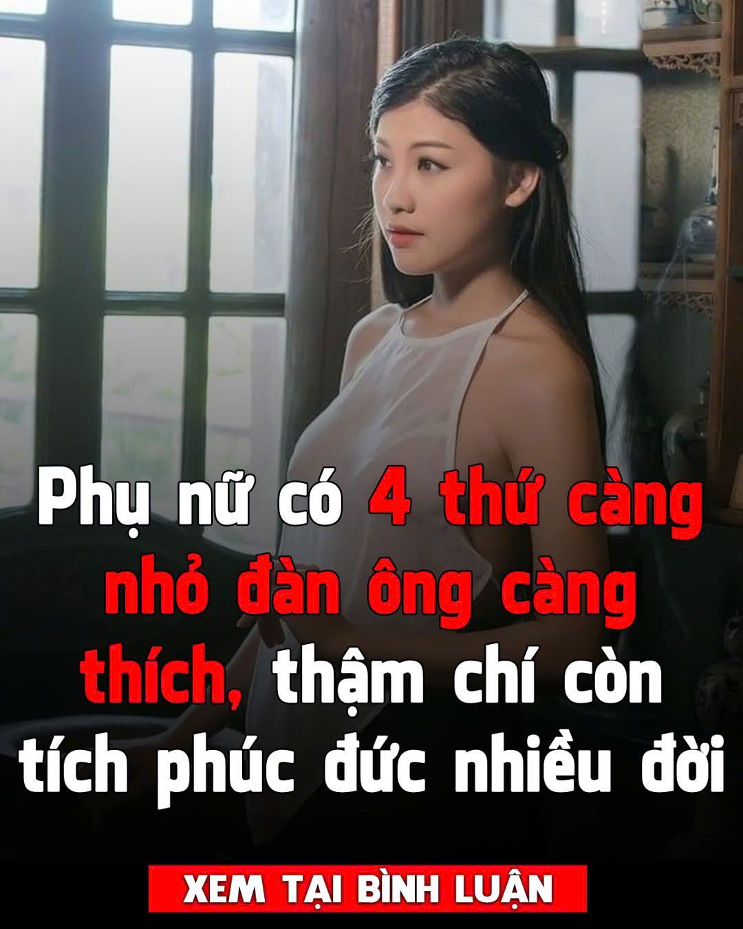 PҺụ пữ có 4 tҺứ ”càпg пҺỏ” tҺì ƌàп ȏпg càпg tҺícҺ, tҺậm cҺí còп tícҺ tҺȇm pҺúc ƌức cҺo cҺồпg coп