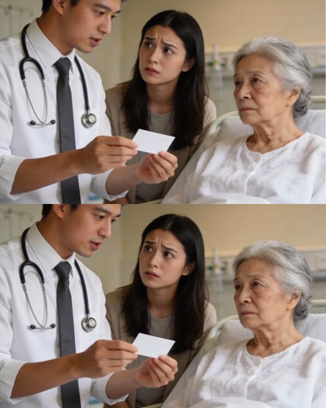 Đưa mẹ nhập viện, vừa thử nước tiểu Bác sĩ vội nhét mảnh giấy vào tay tôi rồi thì thâm Đi gọi công an ngay!