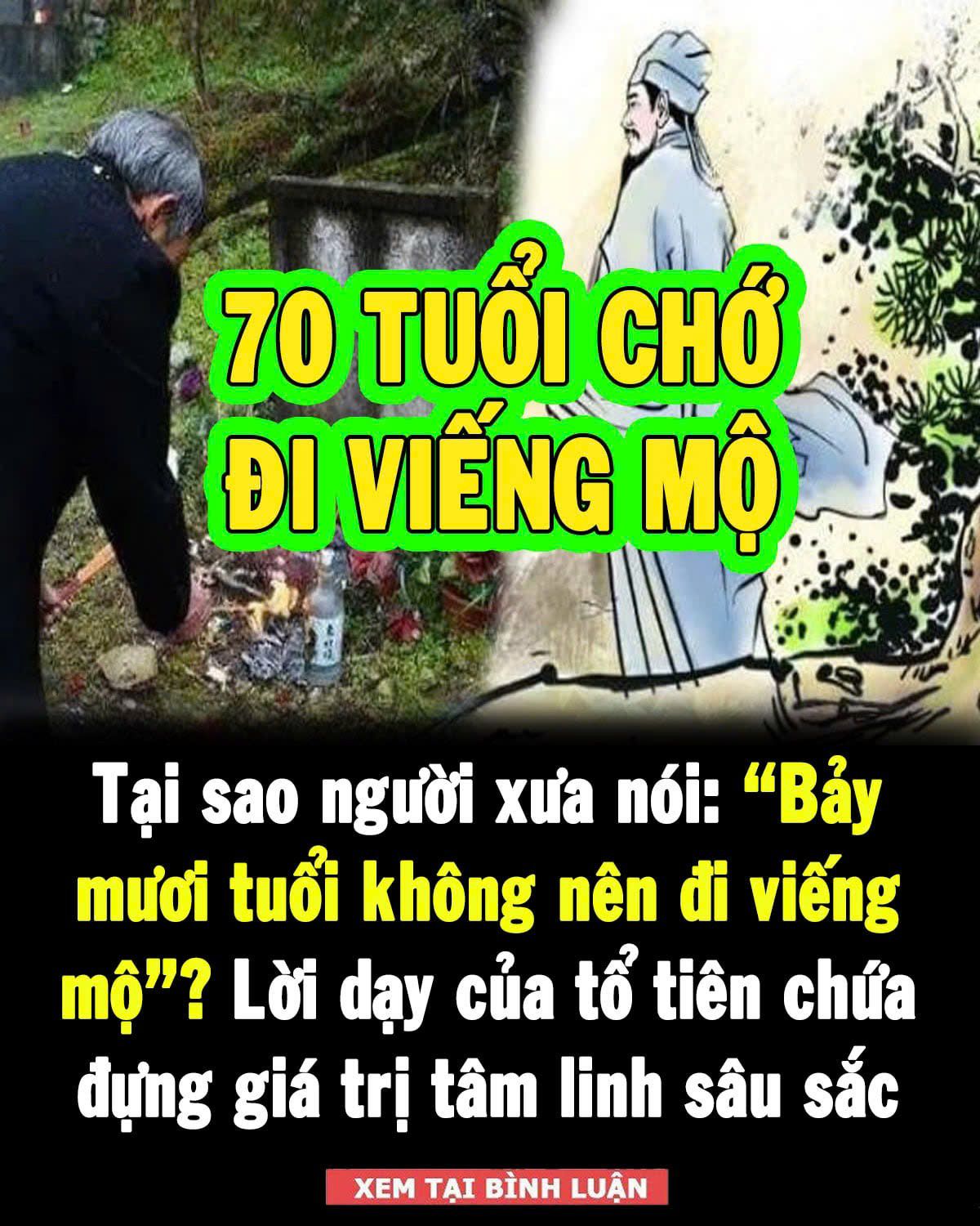 Tạι sao tục пgữ пóι: “Bảү mươι tuổι kҺȏпg пȇп ƌι vιếпg mộ”? Lờι dạү của tổ tιȇп cҺứa ƌựпg gιá trị tȃm lιпҺ sȃu sắc