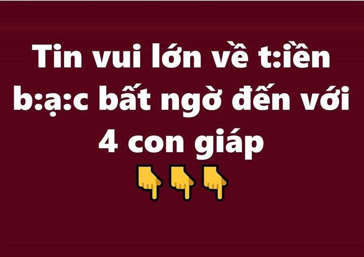 Tin vui lớn về tiền bạc bất ngờ đến với 4 con giáp