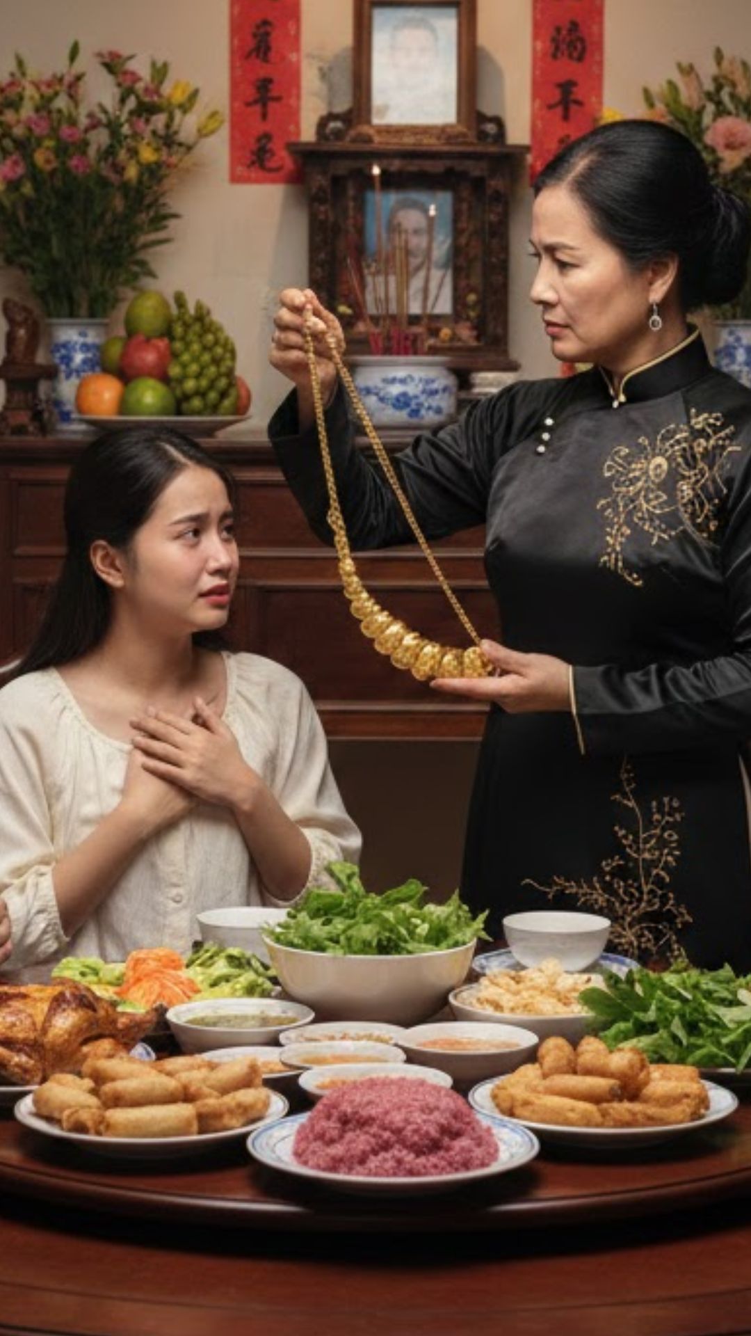 Sau cưới, mẹ chồng bắt tôi b:án của hồi môn để trả n:ợ cho chồng, đến bữa cơm lại mặt tôi đã làm một việc khiến bà c:âm l:ặng