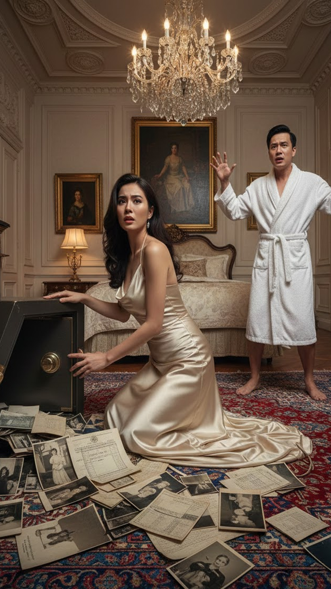 Tôi mở két sắt của chồng để tìm giấy tờ làm thủ tục l-y hô-n, ai ng ờ rơi ra một tập ảnh… toàn cảnh tôi đang ngủ trong phòng t;/ ắm