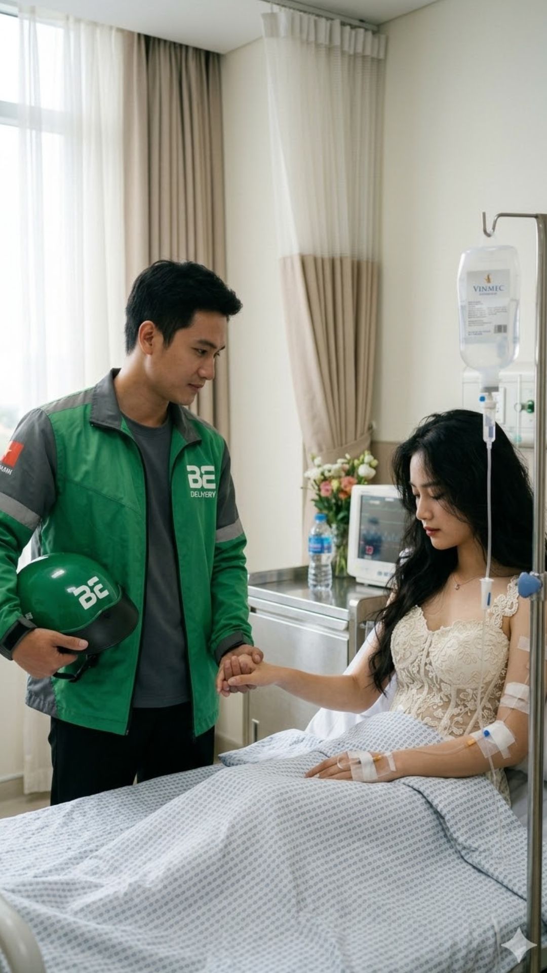 Cô Gái Nằm Viện Không Ai Thăm, Chỉ Có Anh Xe Ôm Ở Lại – Ai Ng ờ Cô Là Chủ Tị ch Giấu Mặt