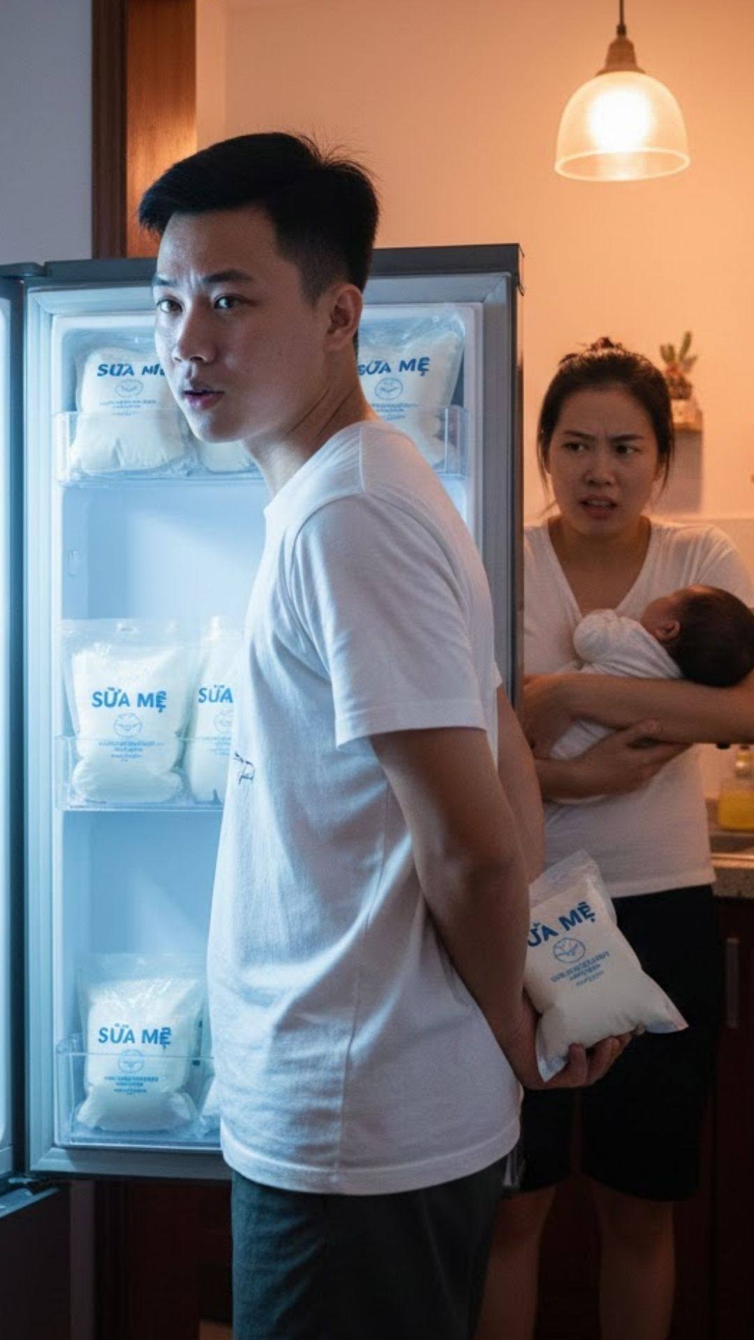 Sinh con được 1 tháng, phát hiện đêm nào chồng cũng tr ộ m sữa mang về nhà chồng – l é n theo sau, tôi s ố c nặng khi thấy