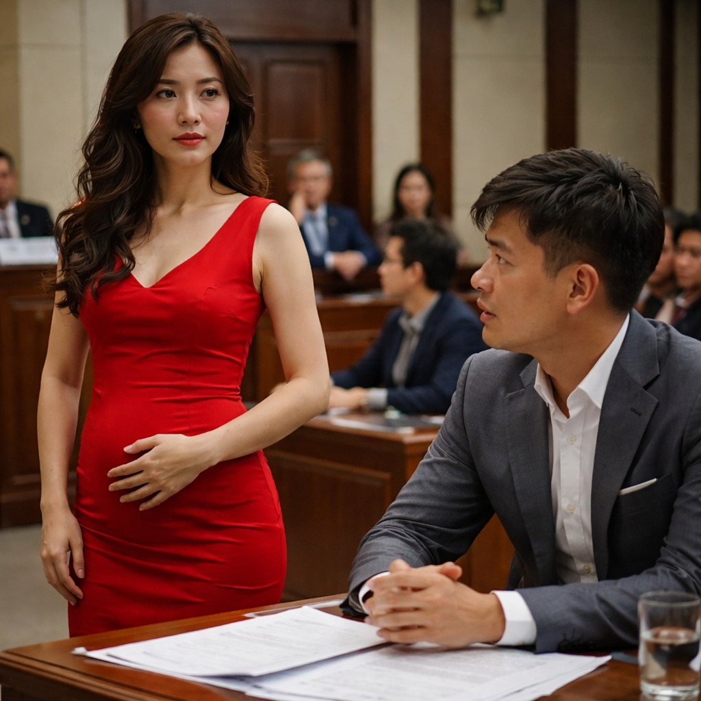 Vợ đến tòa làm thủ tục l y h ôn nhưng lại mặc váy đỏ, t ỷ phú lập tức nhận ra có điều gì đó s ai s ai nhưng đã quá muộn chỉ vì…