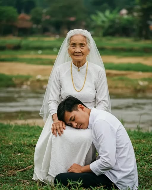 Chàng trai ngh è o vì quá túng quẫn nên đã đồng ý cưới người phụ nữ 70tuổi