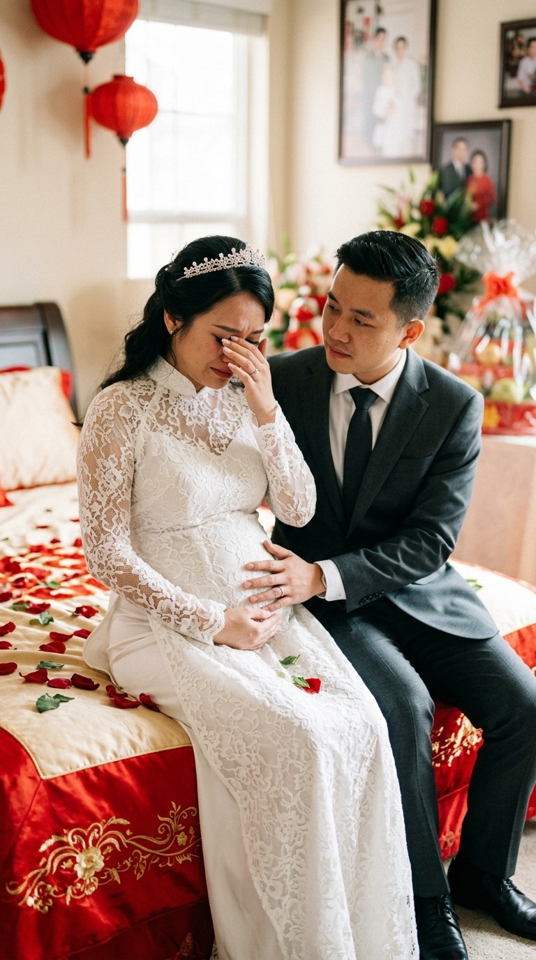 Vì có bầu với bạn trai cũ nhưng anh không nhận, tôi đã cưới anh thanh niên kh:ù kh:ờ đầu xóm để đổ vỏ, ai ngờ đêm tân hôn lật chăn lại thấy