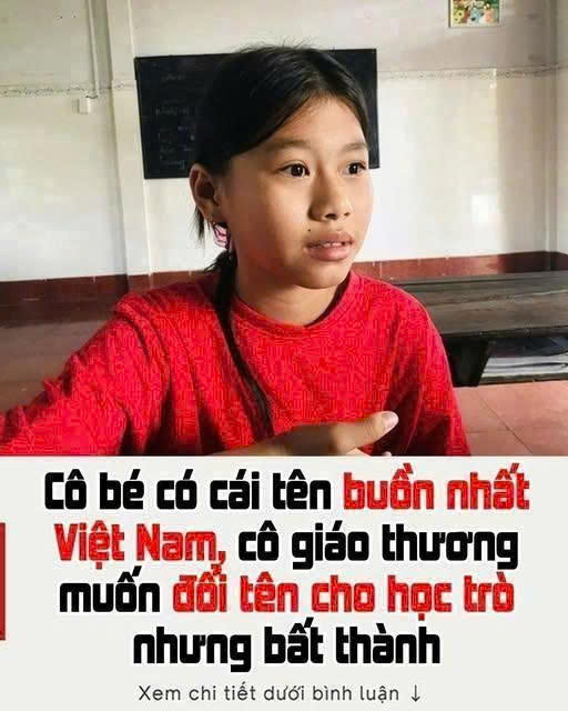 Bé gái được mẹ đặt tên rất vô tình, muốn đổi nhưng không được